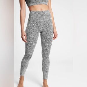 Athleta Monochrome Speckled Leggings